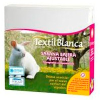 Sábana Bajera Ajustable Textil Blanca