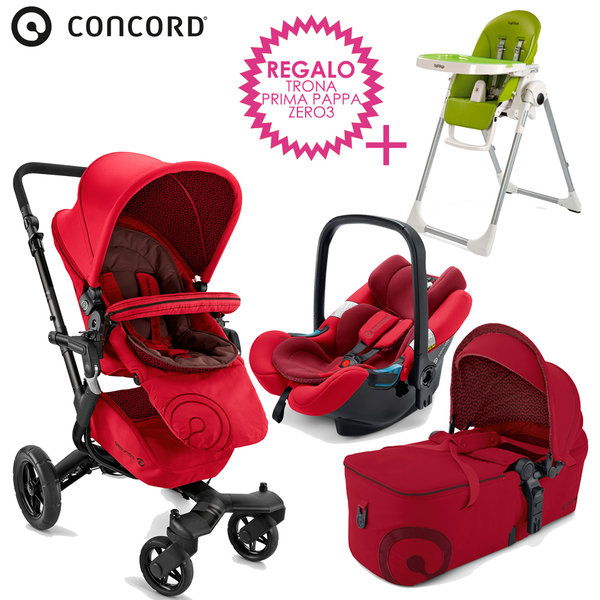 Concord NEO Mobility-Set Ruby Red + REGALO Prima Pappa Zero-3