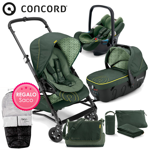 Concord SOUL Travel-Set Jungle Green 2016 + REGALO Saco