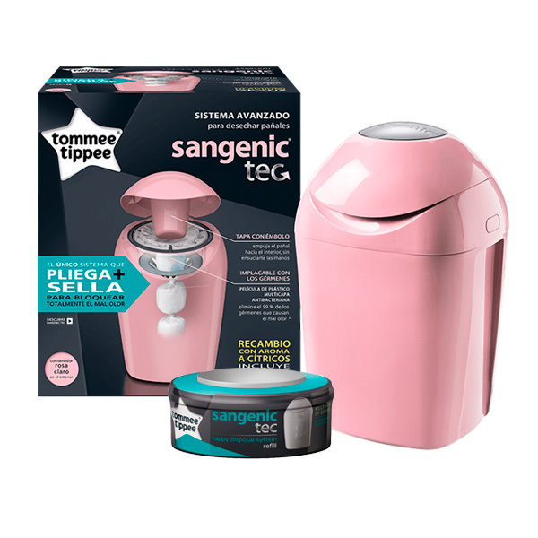Contenedor Pañales Sangenic Tommee Tippee Rosa