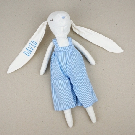 Muñeco Rabbit Azul personalizado