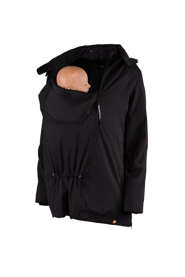 Abrigo de porteo y embarazo Numbat Wombat & Co. Negro